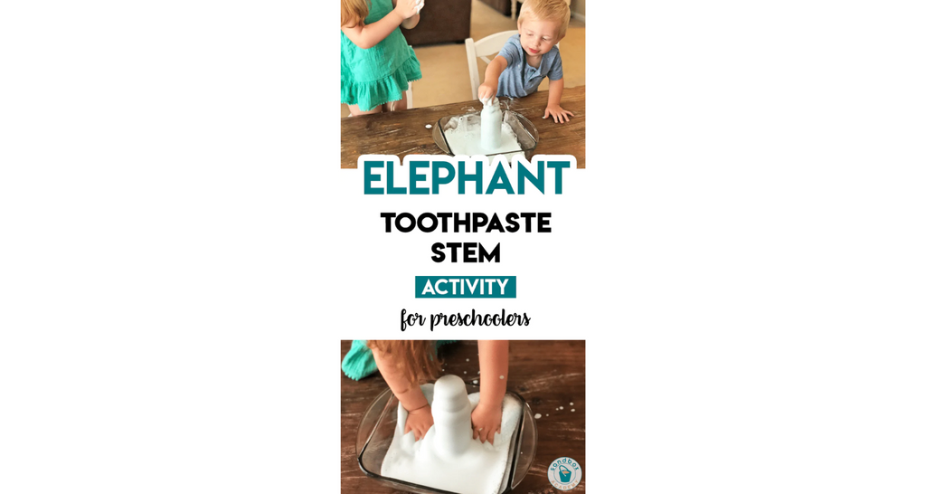 Elephant Toothpaste STEM Activity for Preschool