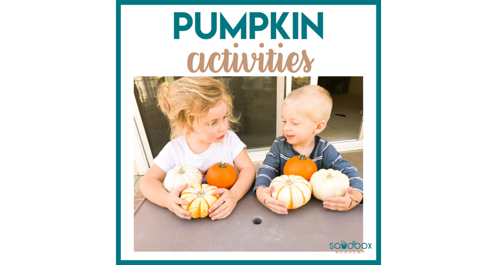 Pumpkin Activities for Preschoolers