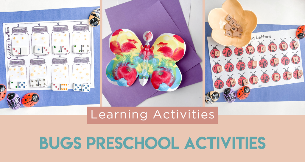 8 Bug Activities for preschoolers!