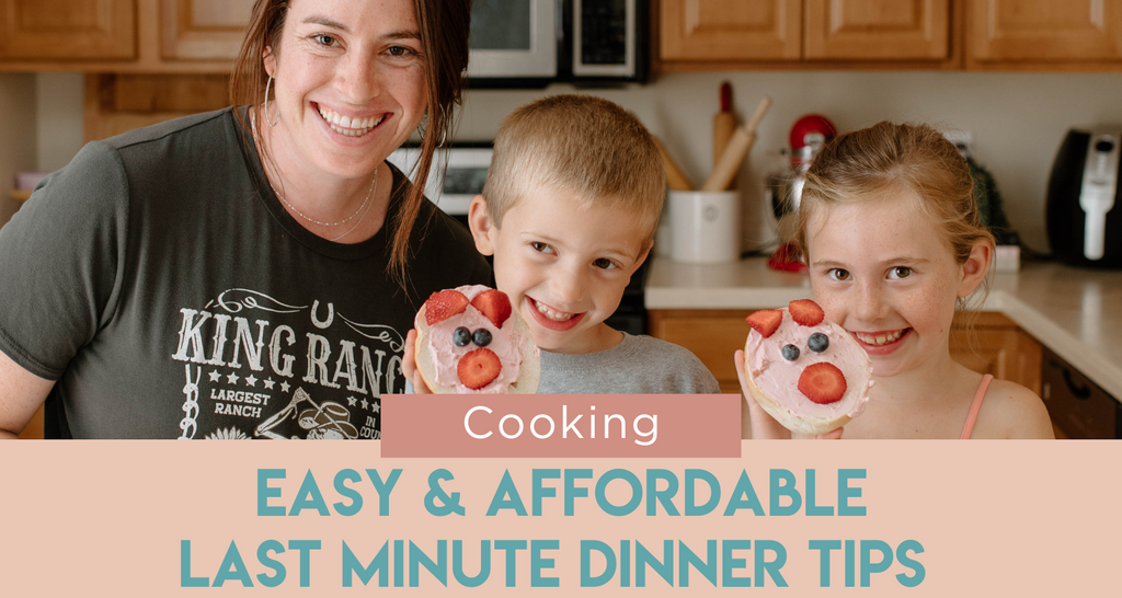 4 Tips to make cooking for your family easy!