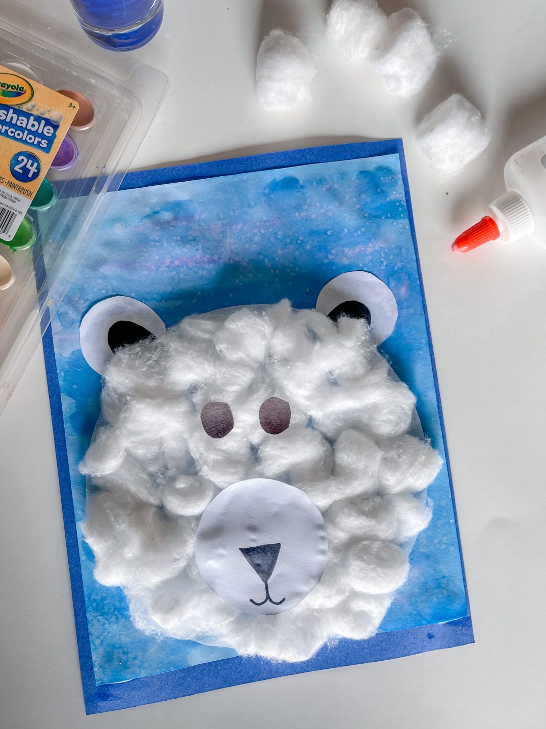 Easy Polar Bear Craft For Preschool Kids - Sandbox Academy