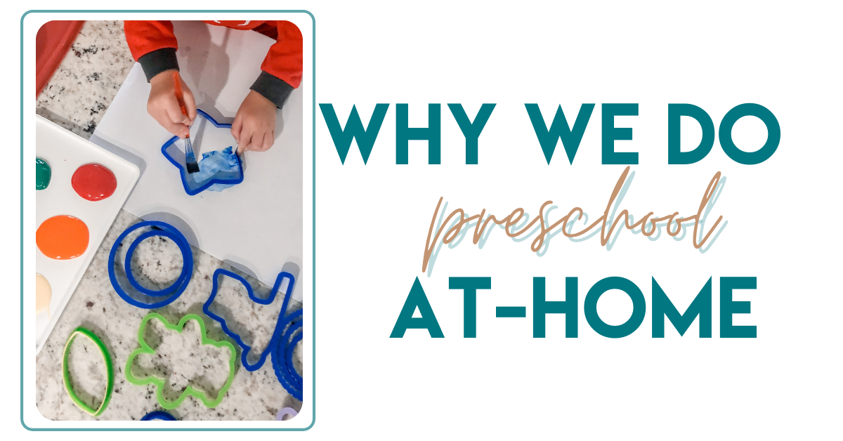 Why I Do Activities with My Preschooler At Home - Sandbox Academy